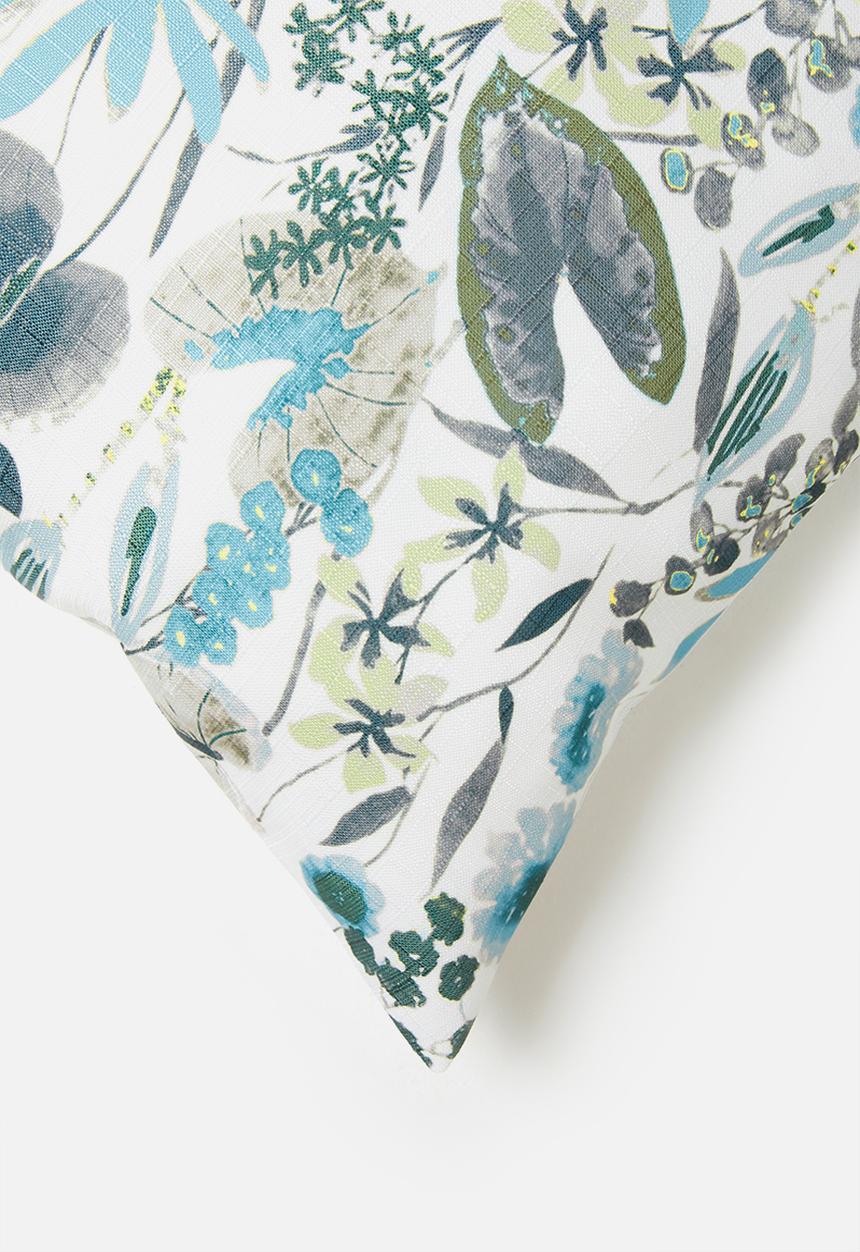 Grey Gardens - Botanic cushion cover - indigo