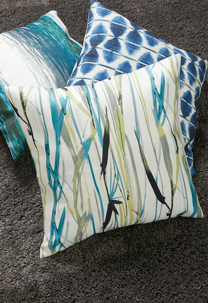 Grey Gardens - Reeds cushion cover - teal