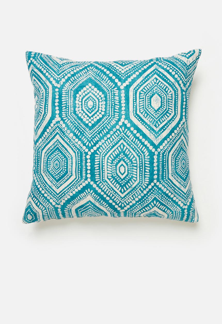 Grey Gardens - Dots cushion cover - aqua