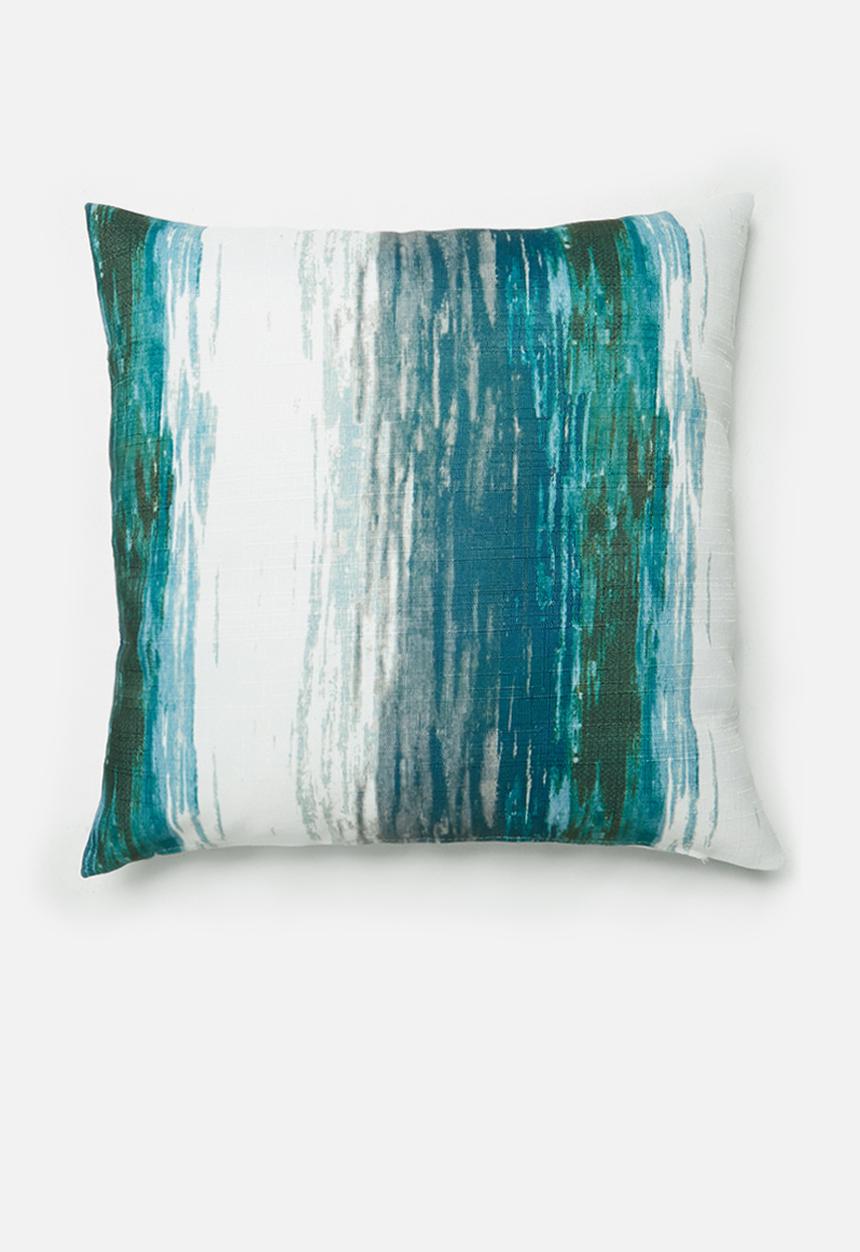 Grey Gardens - Beach cushion cover - teal