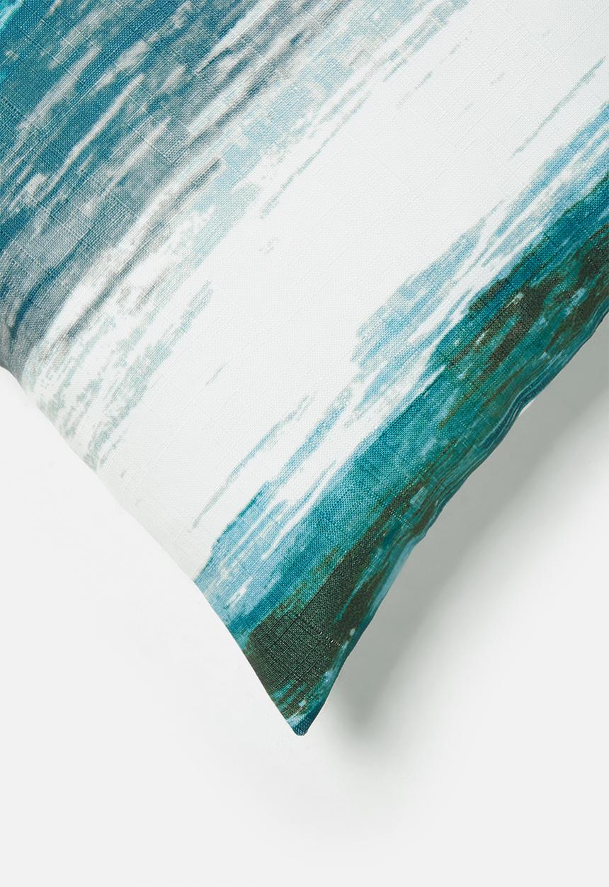 Grey Gardens - Beach cushion cover - teal