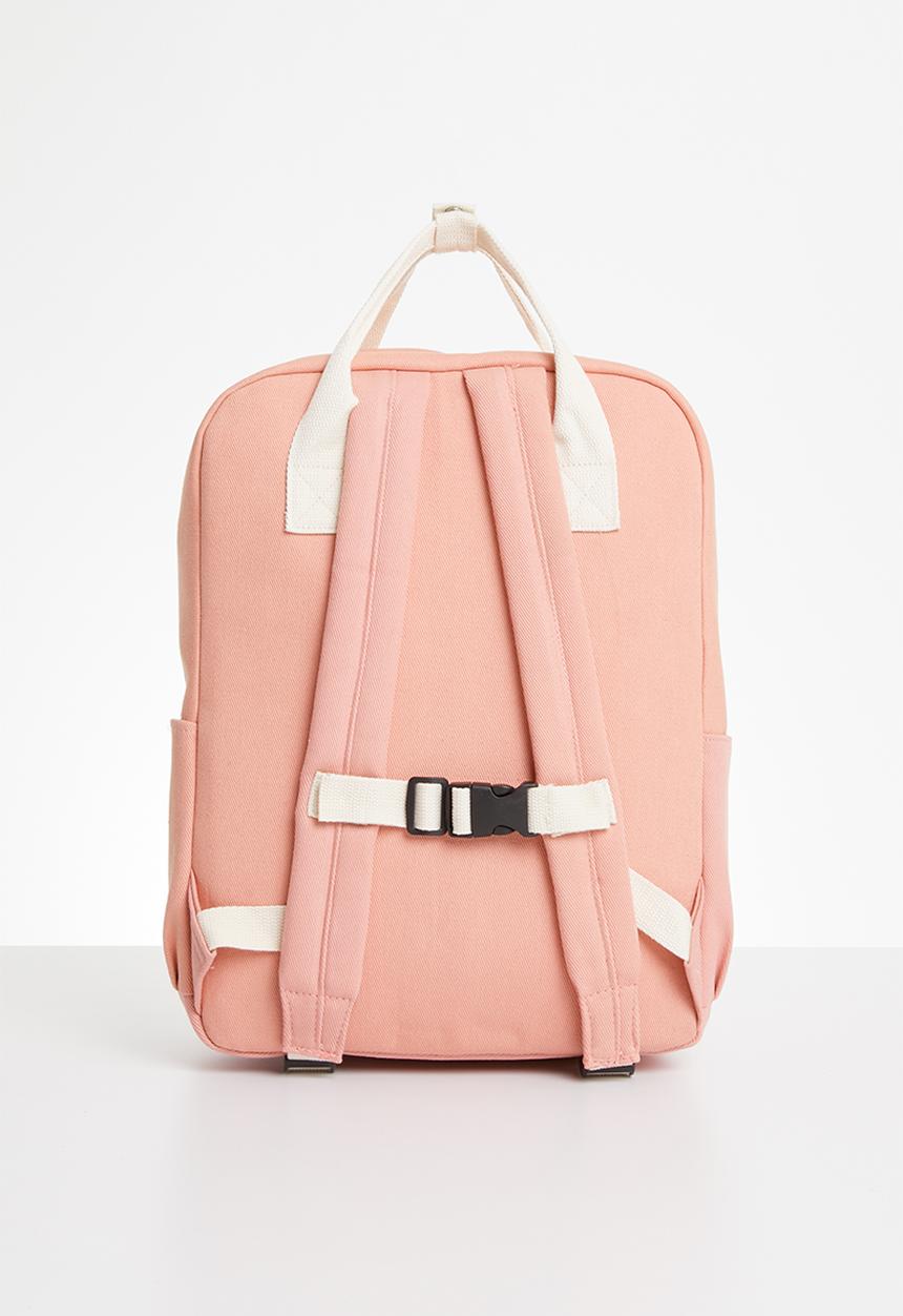 Cotton On - Back to school backpack - pink & yellow 