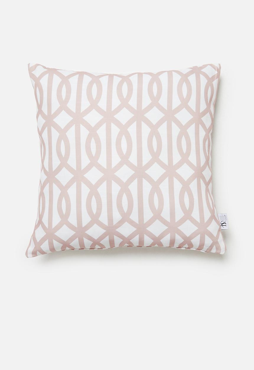 Sixth Floor - Trellis cushion cover - blush