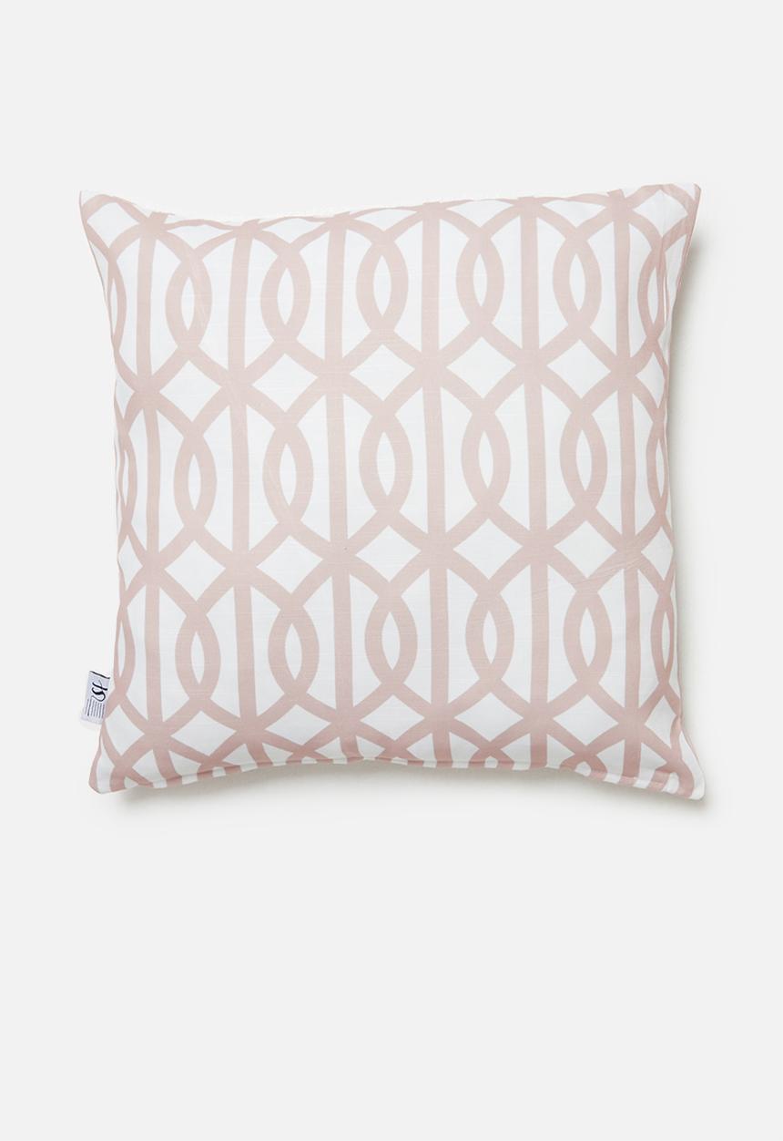 Sixth Floor - Trellis cushion cover - blush