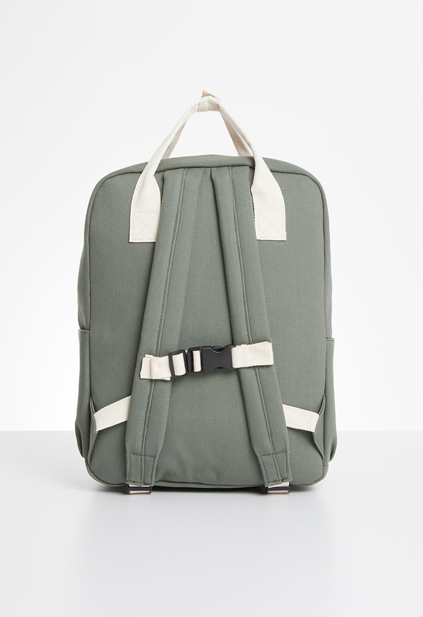 Cotton On - Back to school backpack - khaki & black 