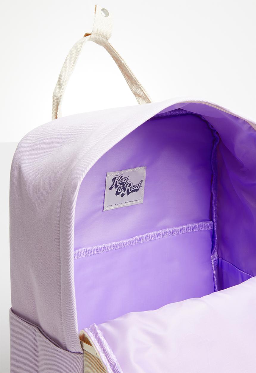 Cotton On - Back to school backpack - purple & green 