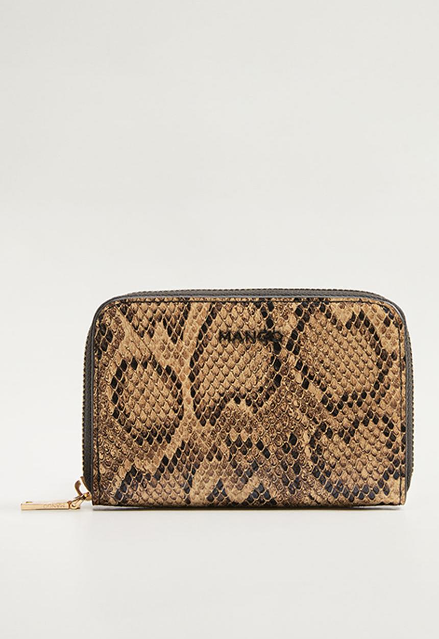 MANGO - Javier wallet - beige & khaki