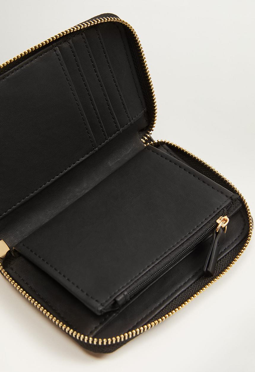 MANGO - Javier wallet - beige & khaki