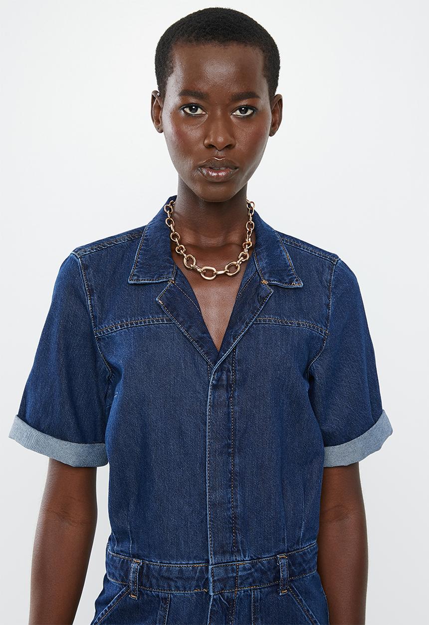 MANGO - Julia jumpsuit - blue