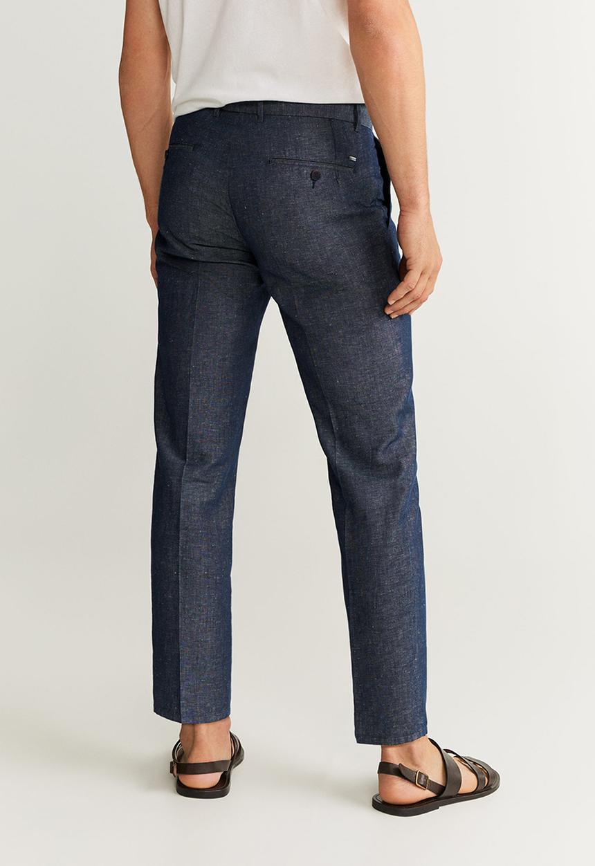 MANGO - Sinatra pants - navy 