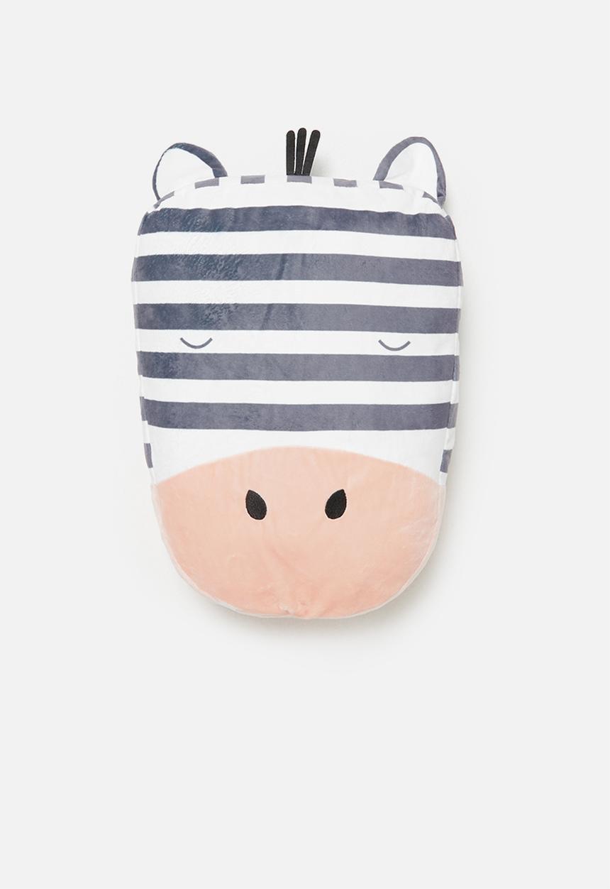 H&S - Zebra face cushion
