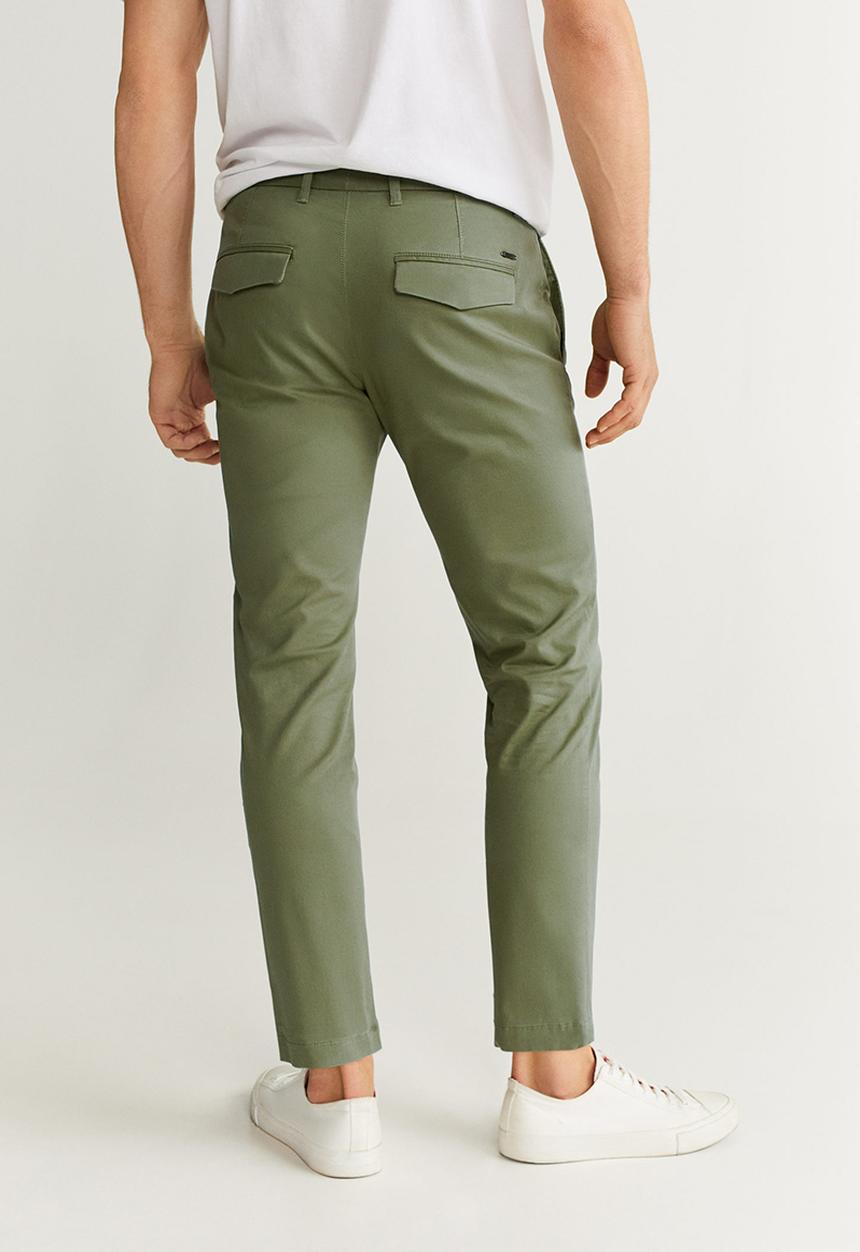 MANGO - Prato pants - khaki
