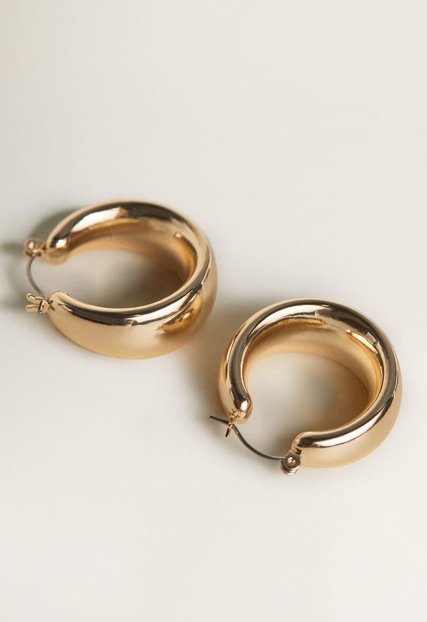 MANGO - Aro earrings - gold