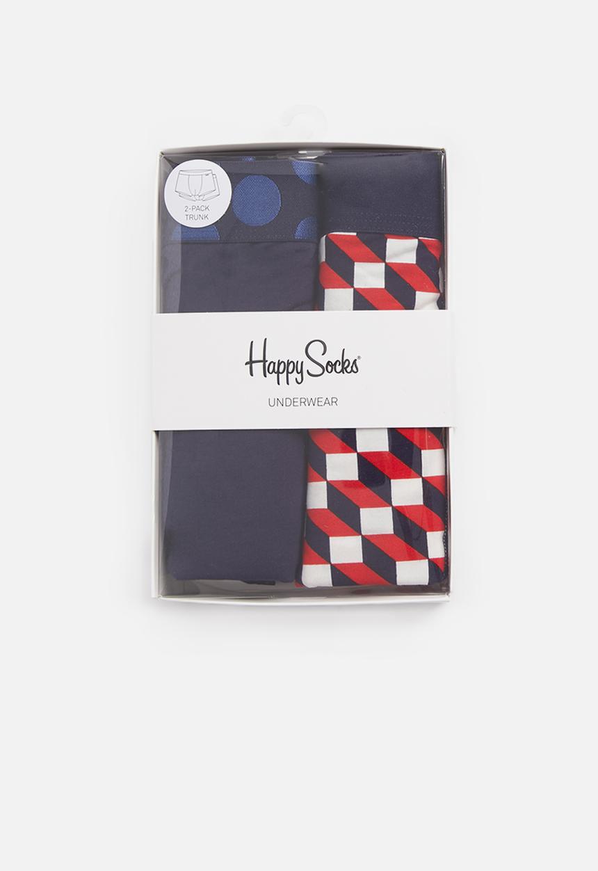 Happy Socks - 2-Pack filled optic trunk - multi 