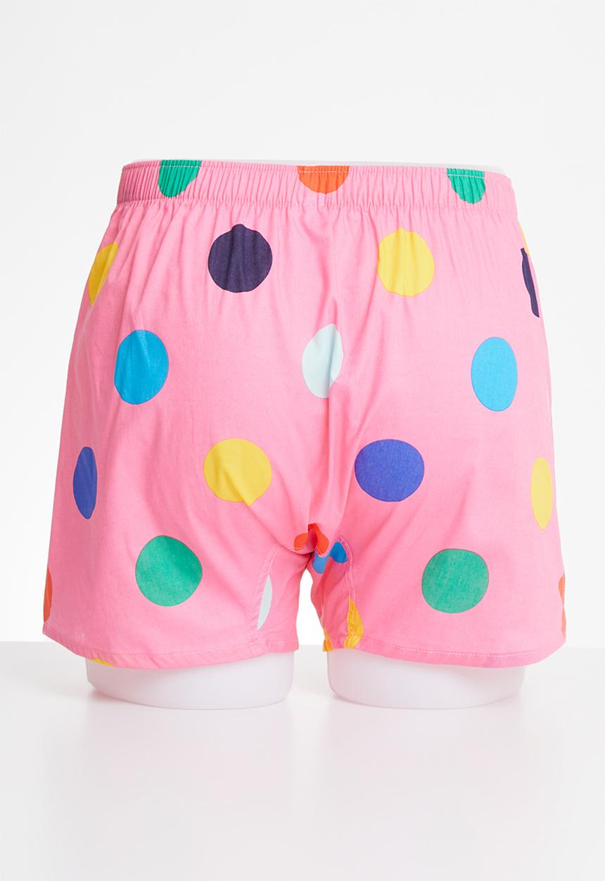 Happy Socks - Polka dot boxer - pink
