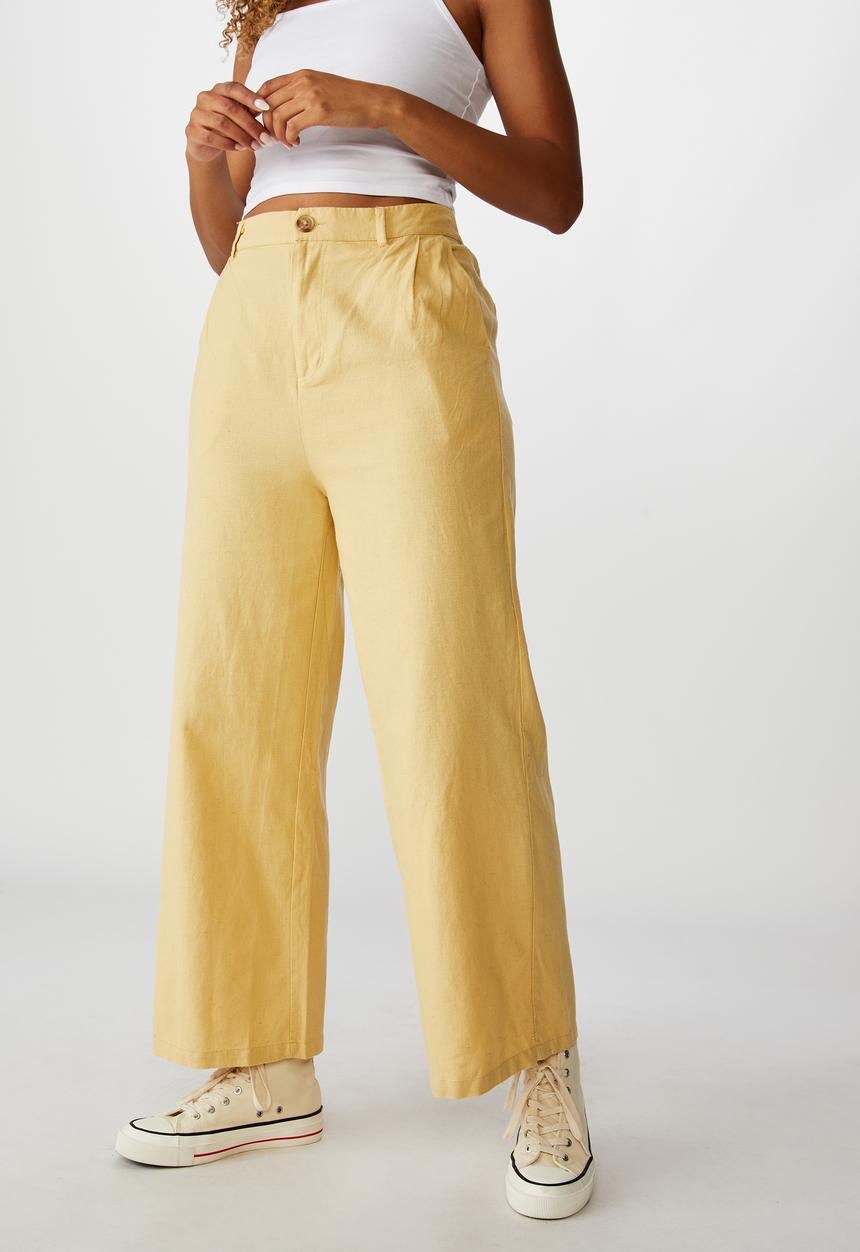 Cotton On - Naomi wide leg - yellow