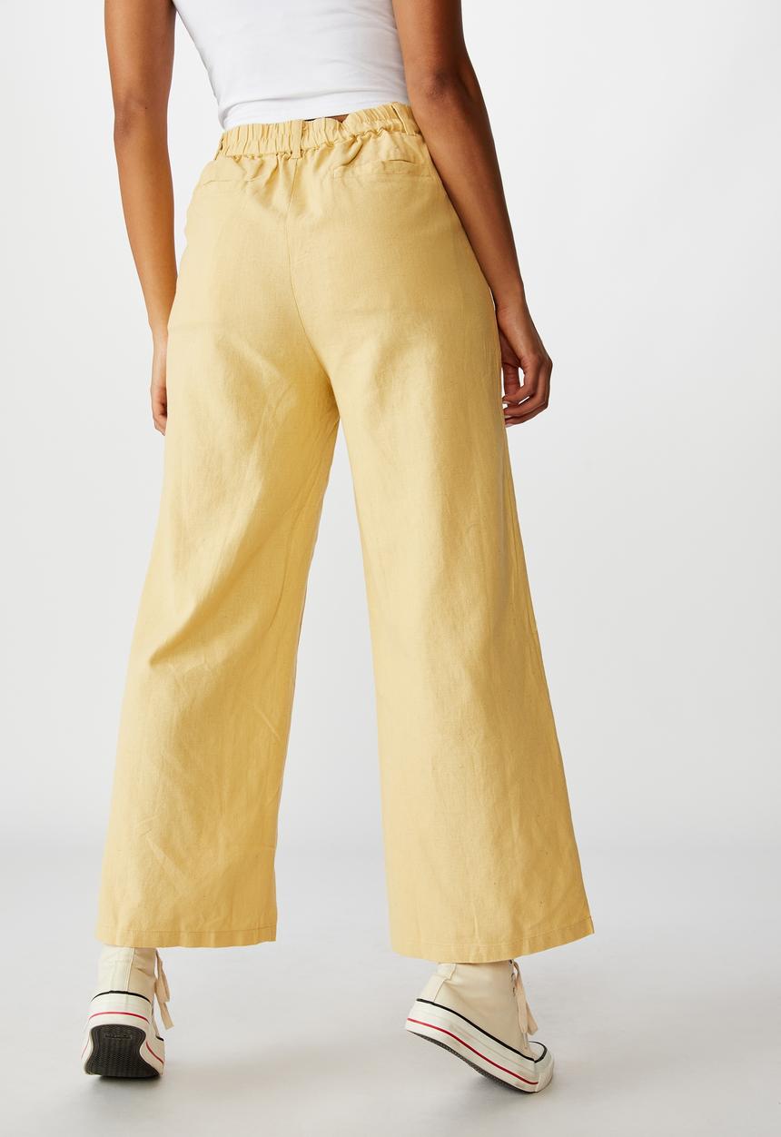 Cotton On - Naomi wide leg - yellow