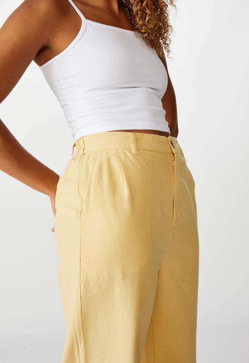 Cotton On - Naomi wide leg - yellow