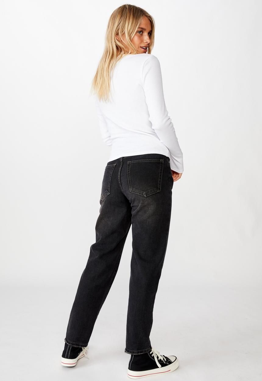 Cotton On - The turn back long sleeve top - white