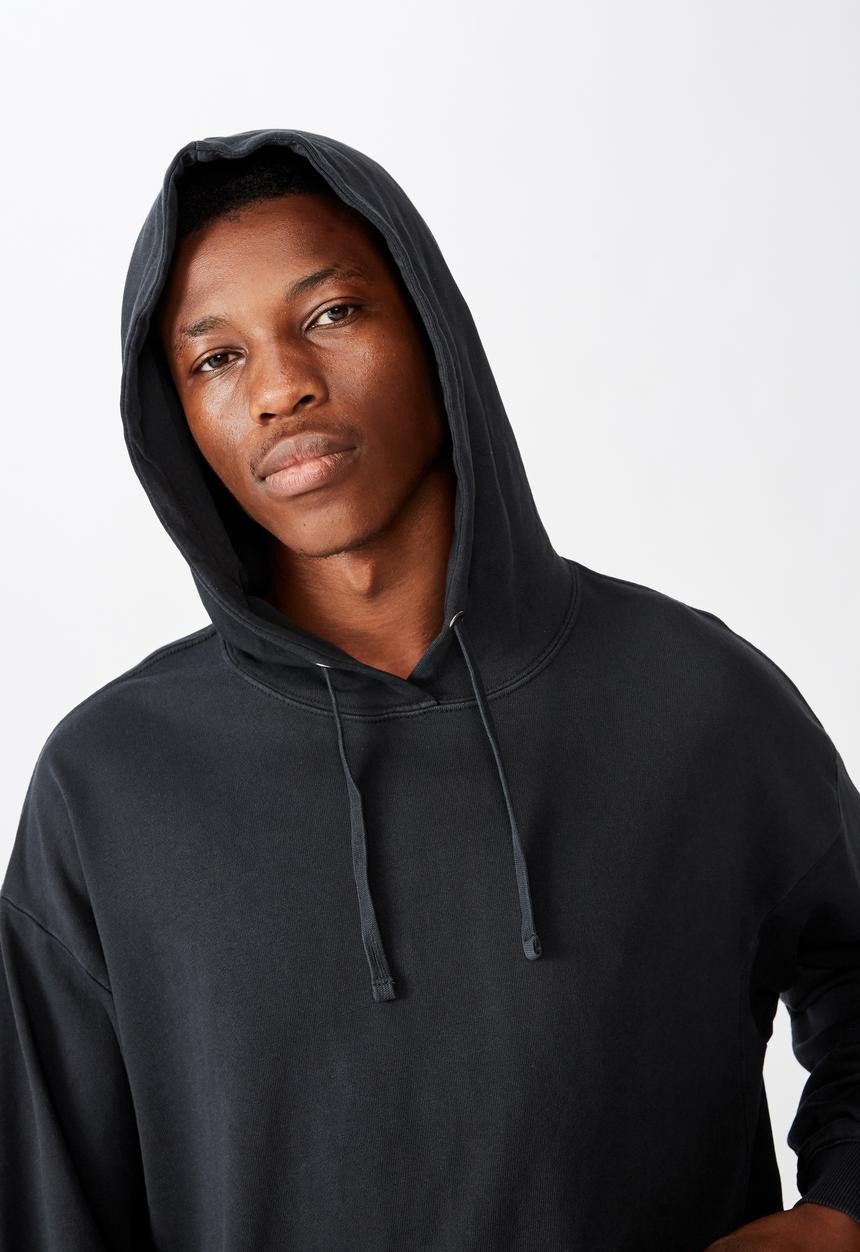 Cotton On - Pigment dyed oversized pullover - charcoal 