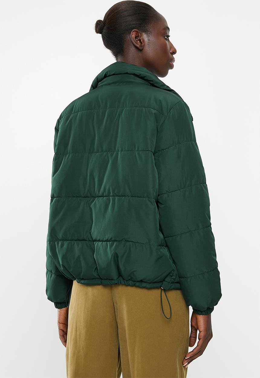 Jacqueline de Yong - Fleur padded jacket - green