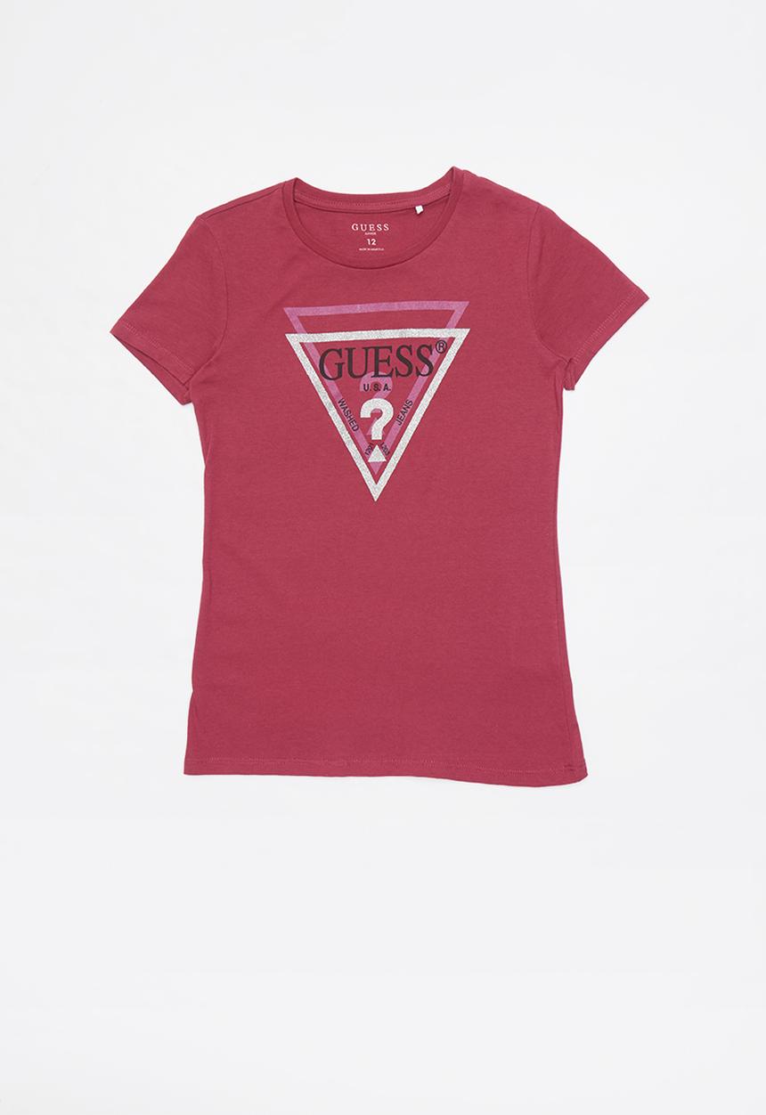 GUESS - Short sleeve anne tri tee - purple