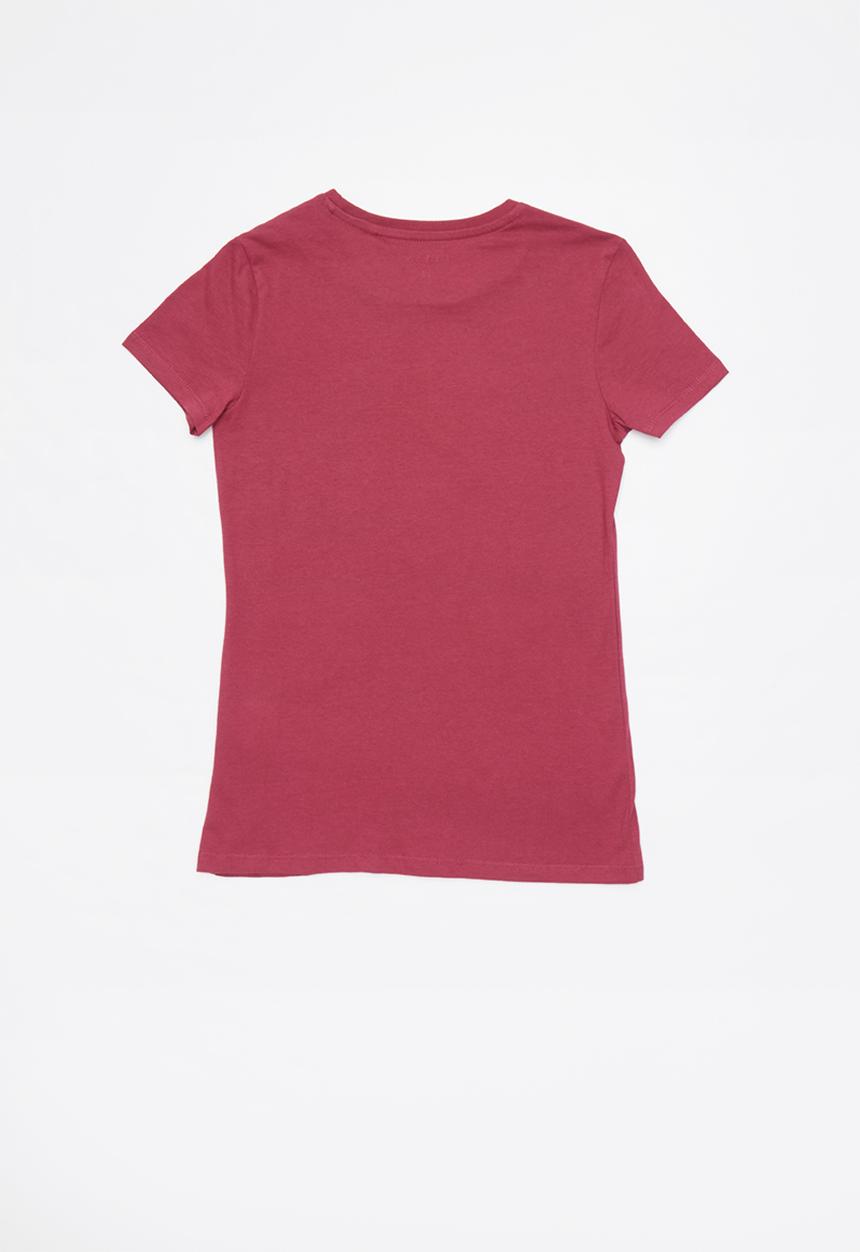GUESS - Short sleeve anne tri tee - purple