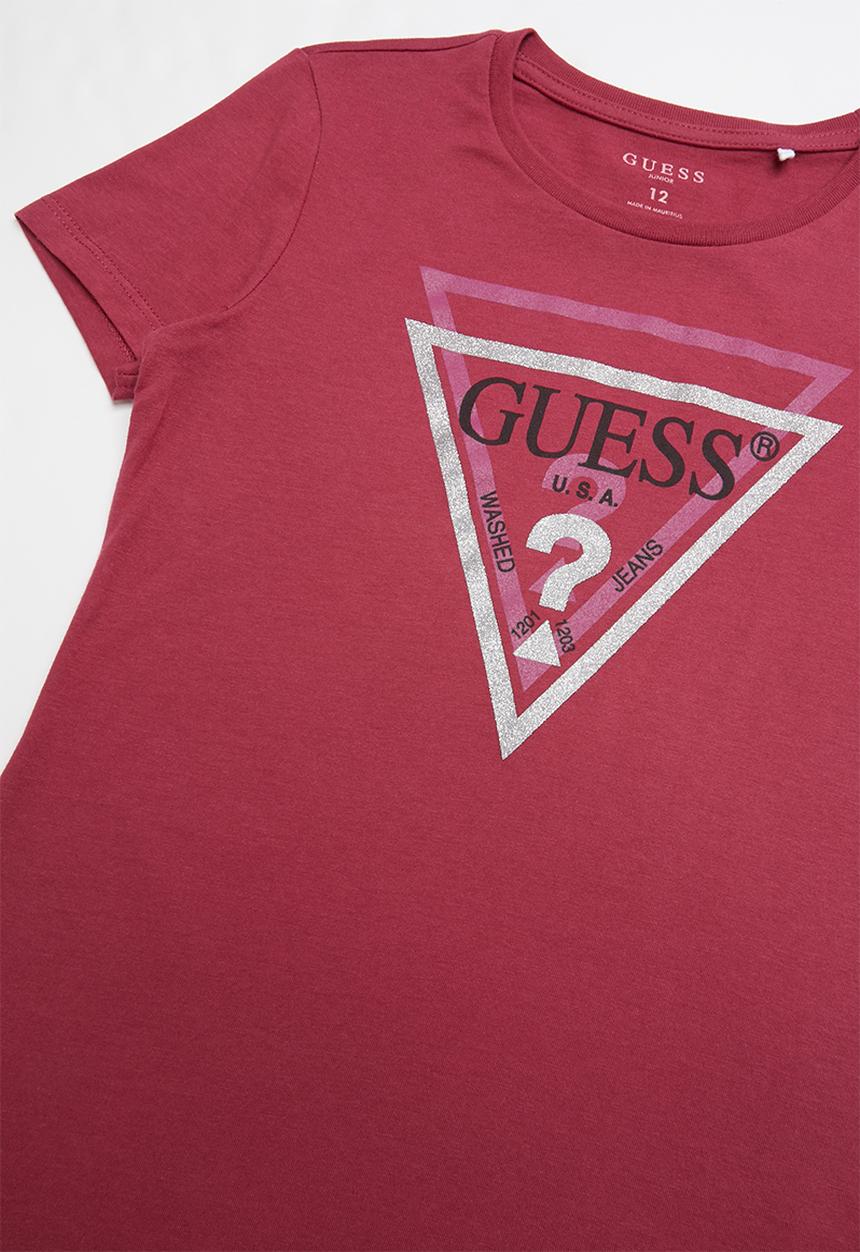GUESS - Short sleeve anne tri tee - purple