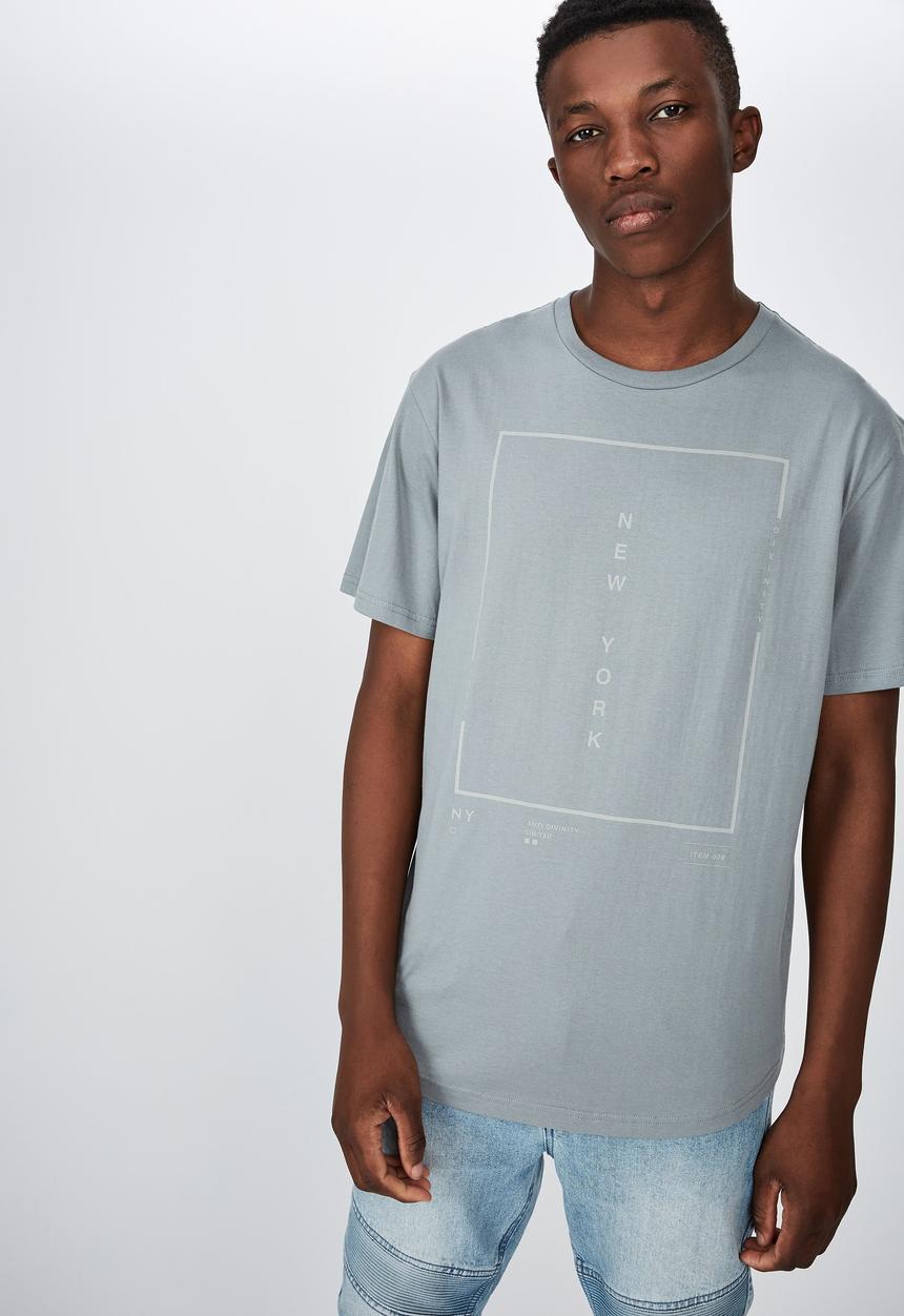 Cotton On - Longline scoop hem tee - citadel new york