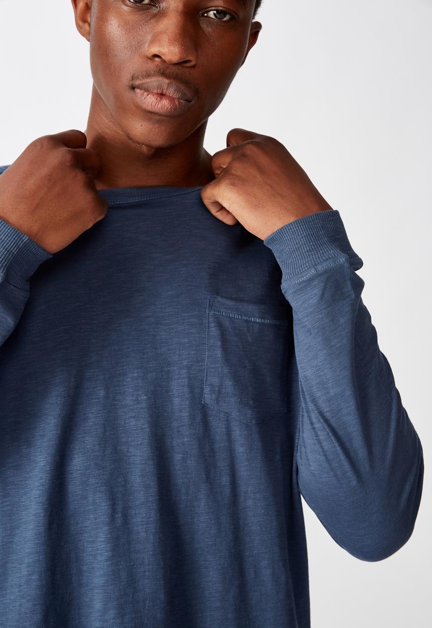 Cotton On - Otis long sleeve - navy
