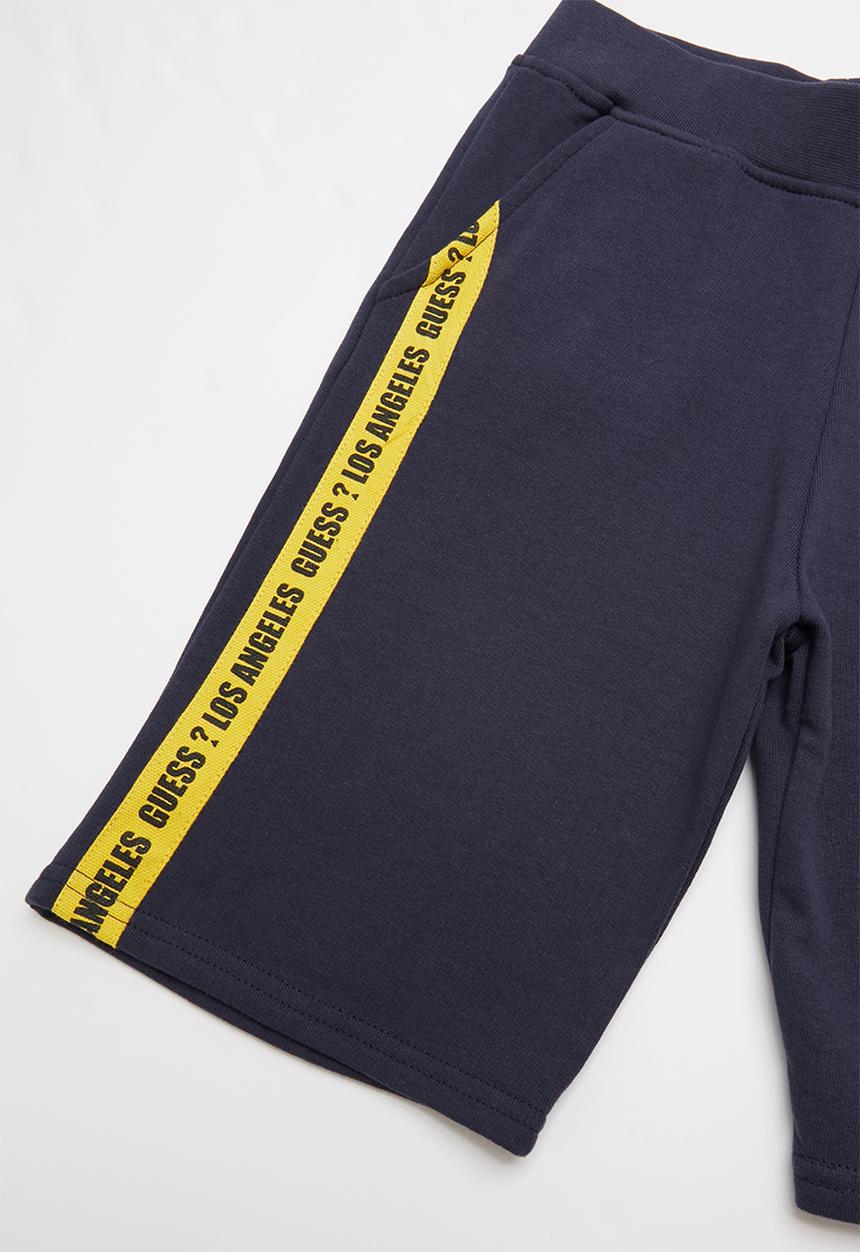 GUESS - Guess teens fashion active shorts  - navy & yellow 