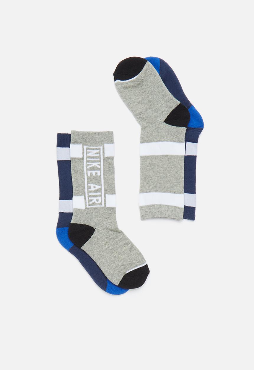 Nike - Nhn nike air crew 2 pack - navy & grey
