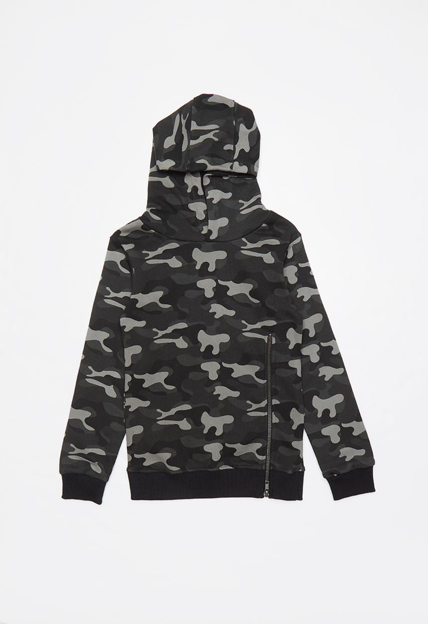 MINOTI - Teens hoodie - black & grey