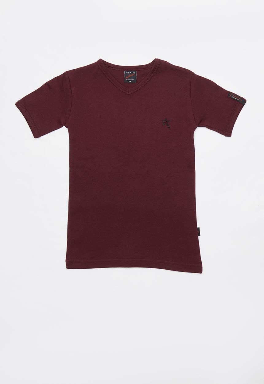 SOVIET - Bolt evo short sleeve muscle tee - burgundy