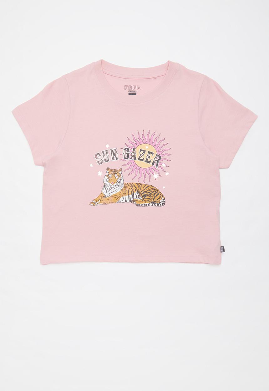 Free by Cotton On - Lulu short sleeve T-shirt - pink 