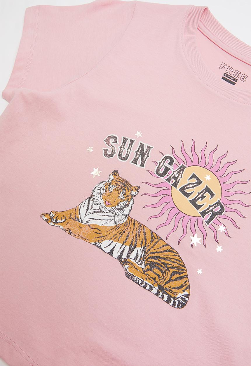 Free by Cotton On - Lulu short sleeve T-shirt - pink 