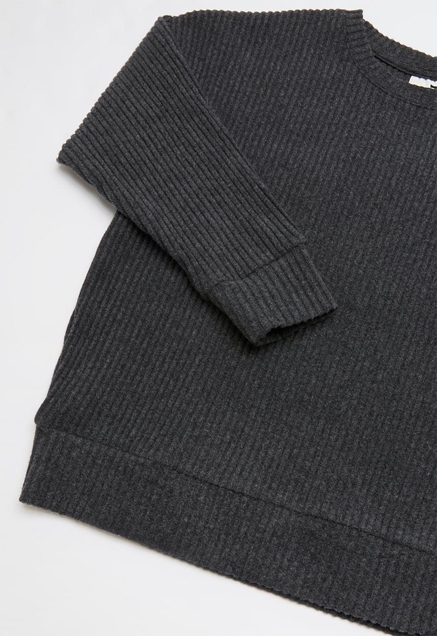 Cotton On - Suki slouch crew - charcoal