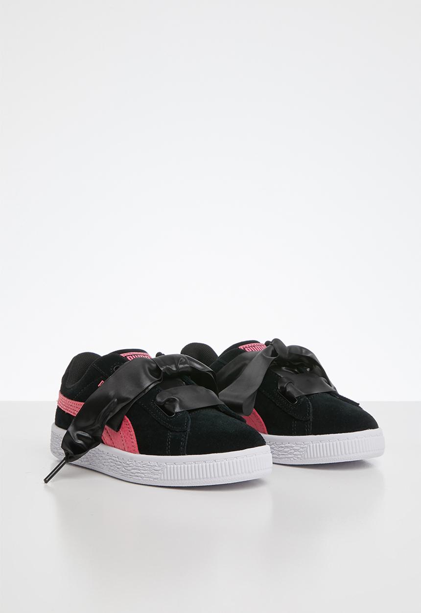 PUMA - Suede heart circles ps puma - black