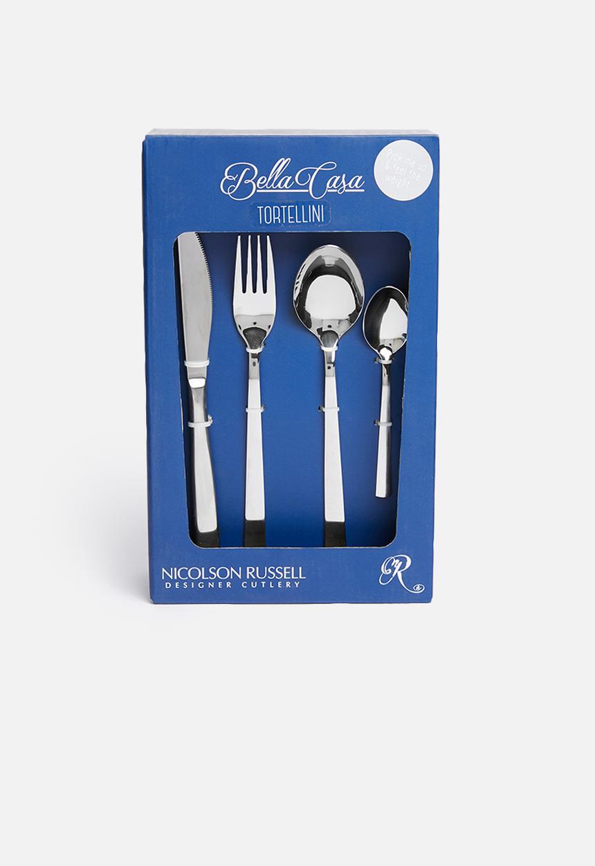 Nicolson Russell - Bella casa tortellini 24pce cutlery set - silver