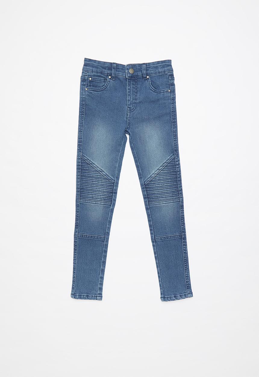Cotton On - Carrie moto jean - blue wash