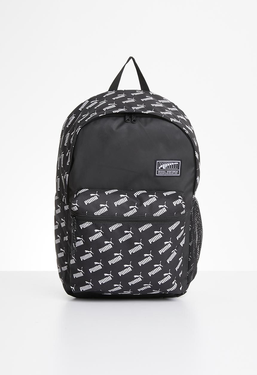 PUMA - Puma academy backpack - black & white