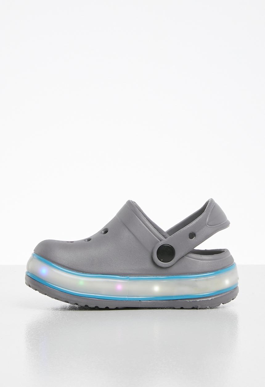 Pop Candy - Light up clog - grey & blue