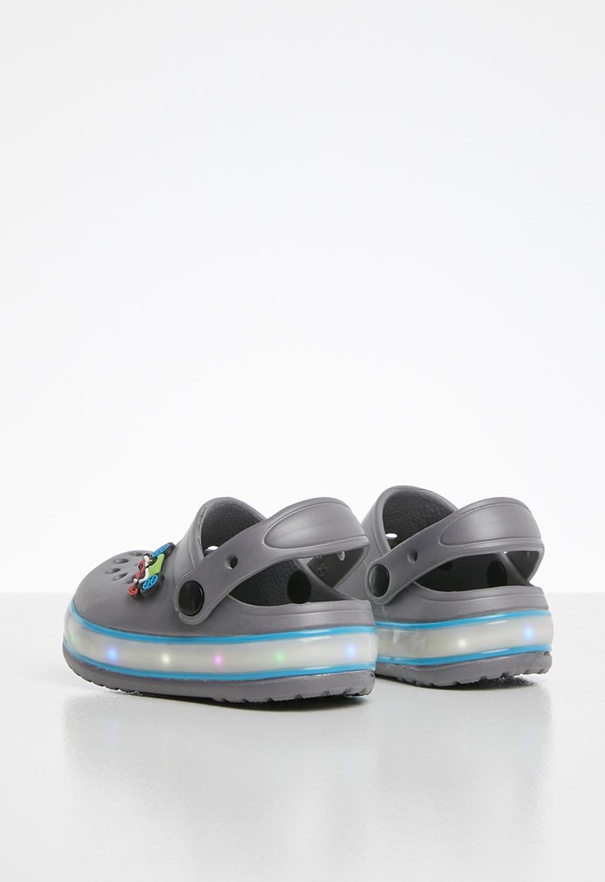 Pop Candy - Light up clog - grey & blue