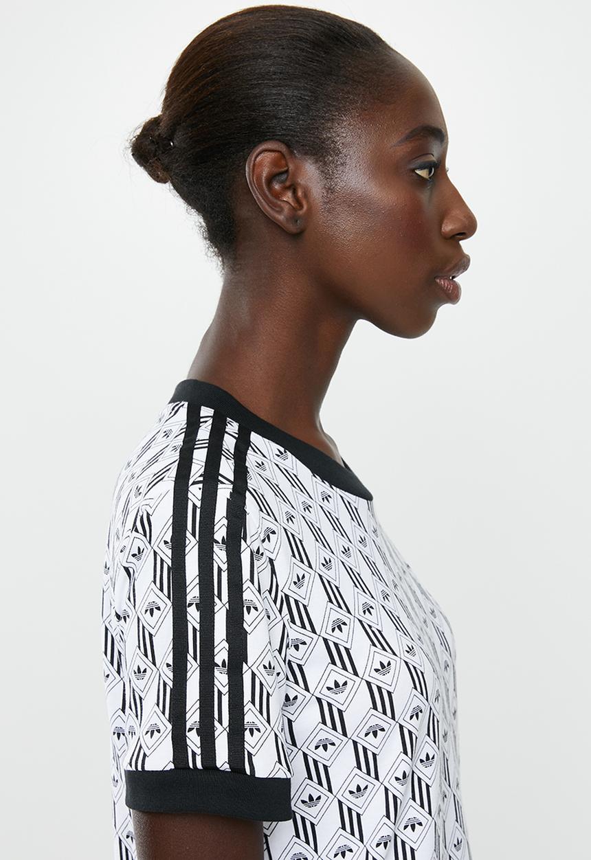 adidas Originals - Graphics 3 stripes tee - black & white