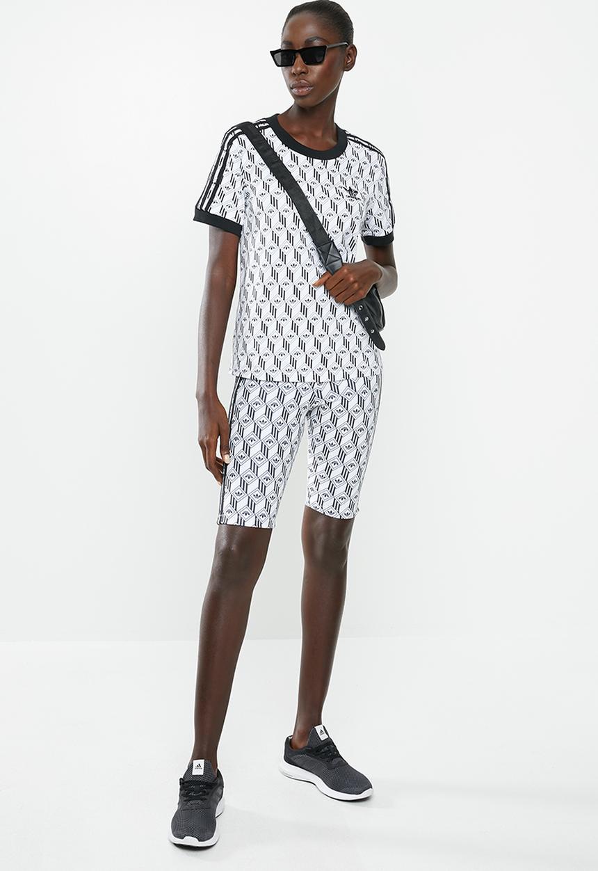 adidas Originals - Graphics 3 stripes tee - black & white