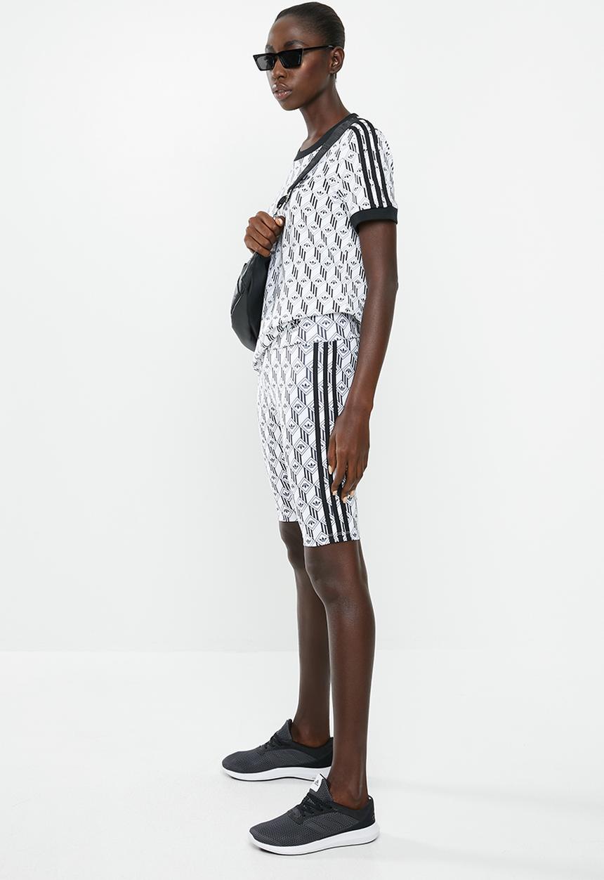 adidas Originals - Graphics cycling shorts - black & white
