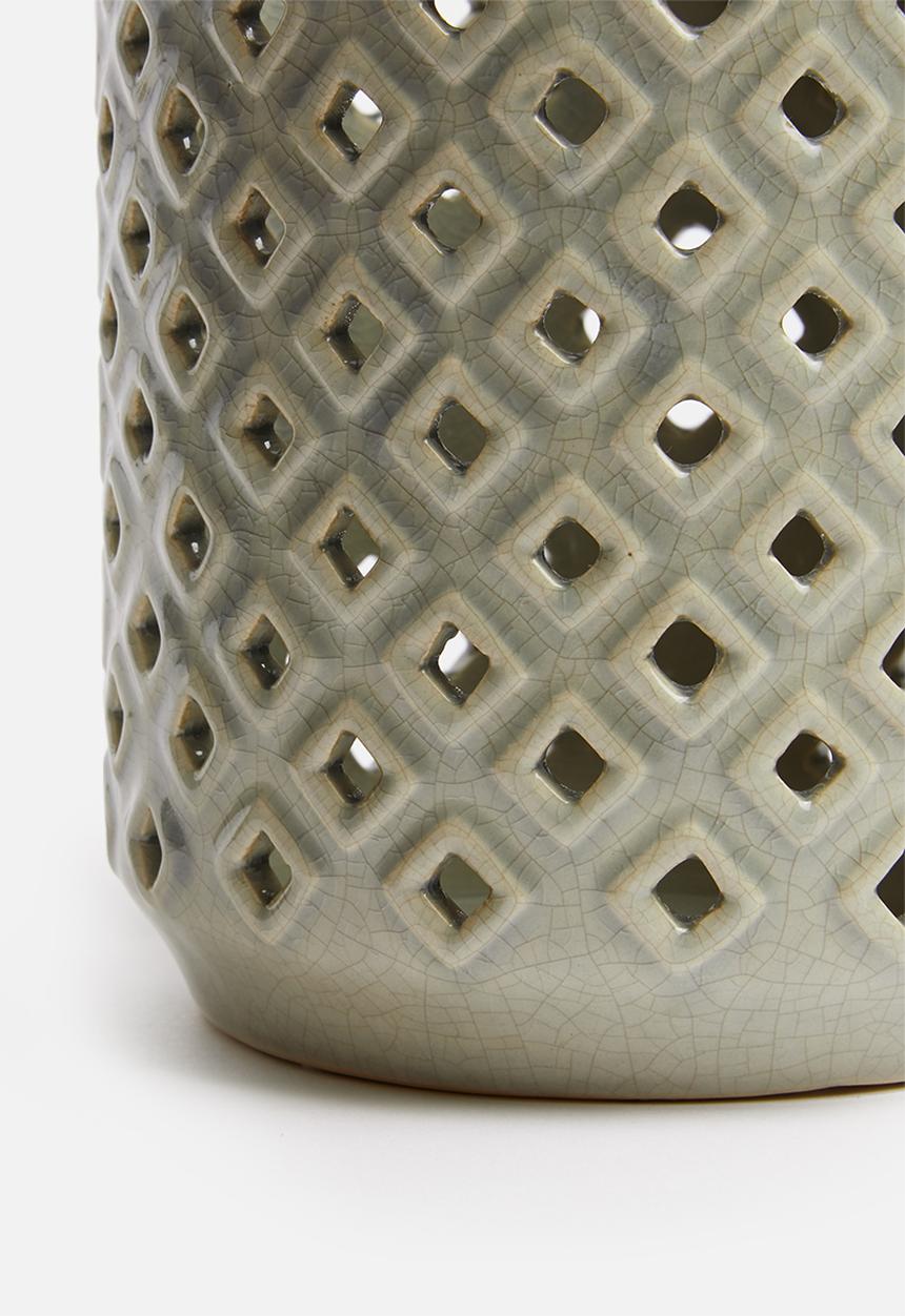 H&S - Rona lantern - grey
