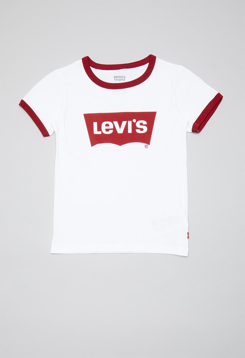 Levi’s® - Levi's girls retro ringer tee - white