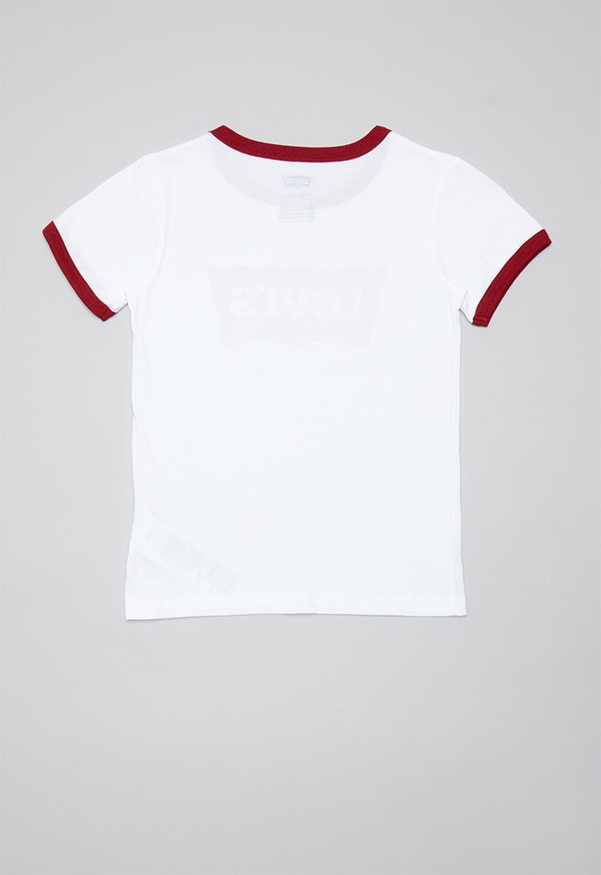 Levi’s® - Levi's girls retro ringer tee - white