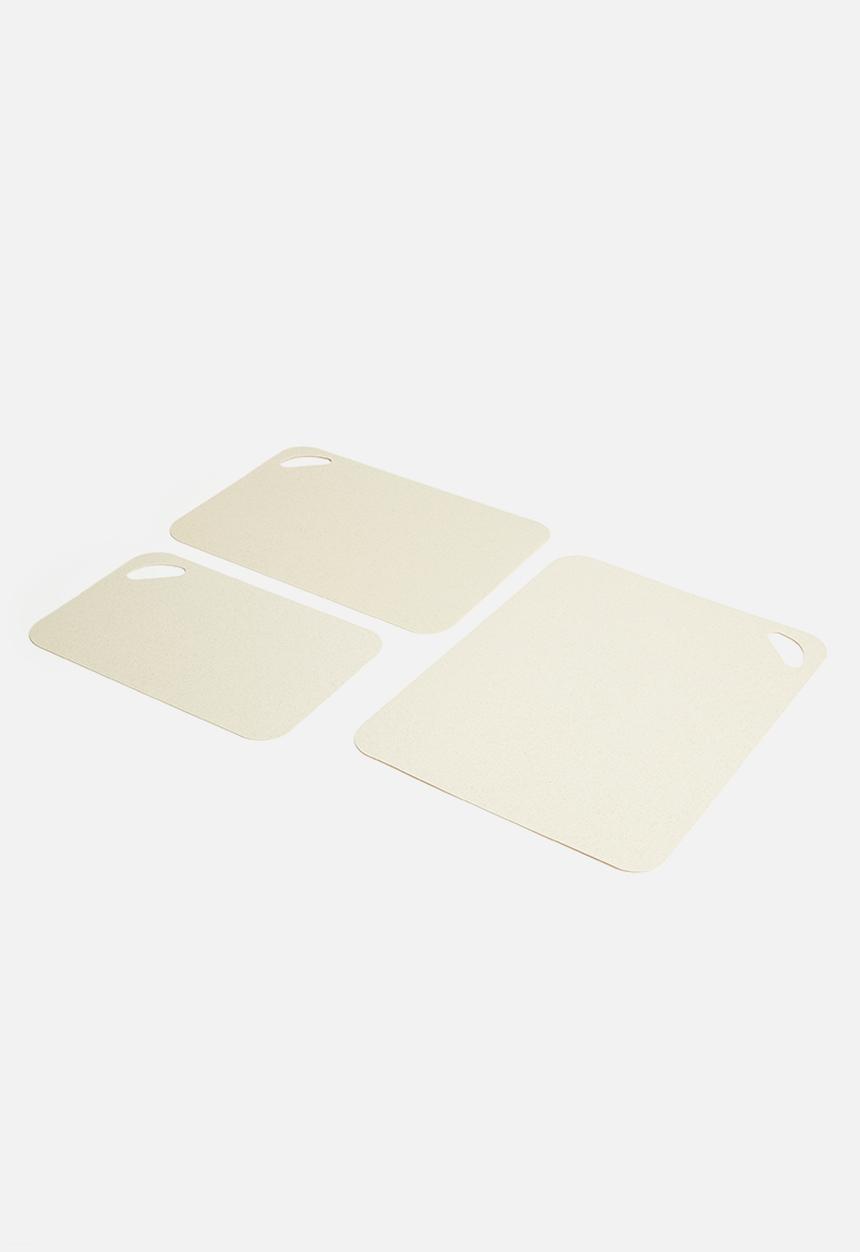 Excellent Houseware - Bamboo cutting board set of 3 - natural